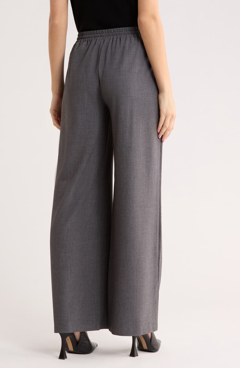 Leith Brooklyn Pull-On Straight Leg Pants, Alternate, color, Grey Charcoal Heather