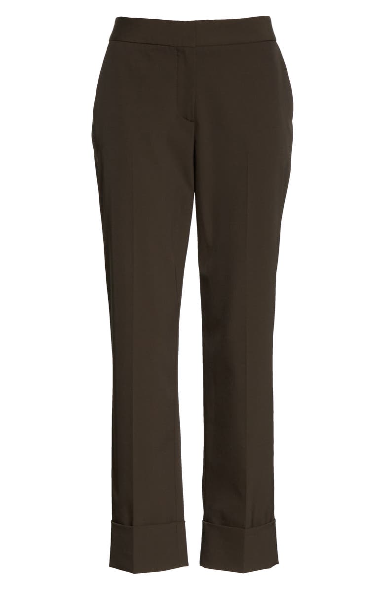 Judith & Charles Reva Cuffed Crop Pants, Alternate, color, Khaki