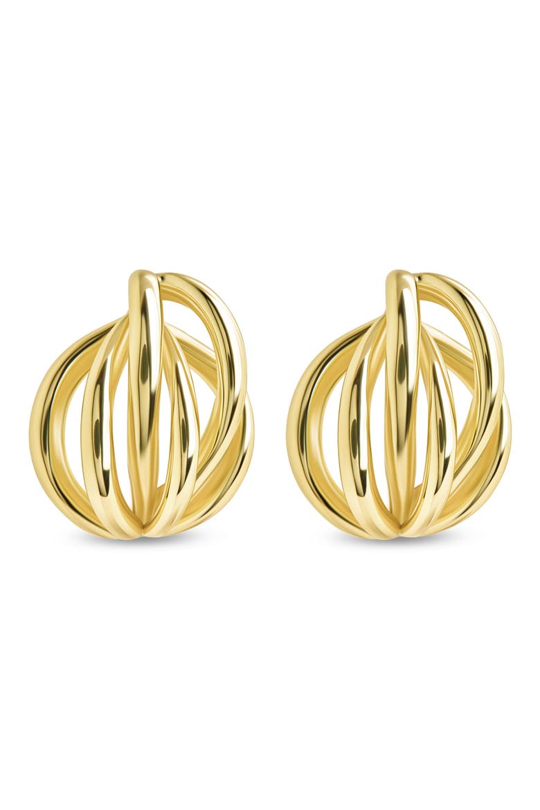 Marina Layered Huggie Hoop Earrings, Alternate, color, GOLD