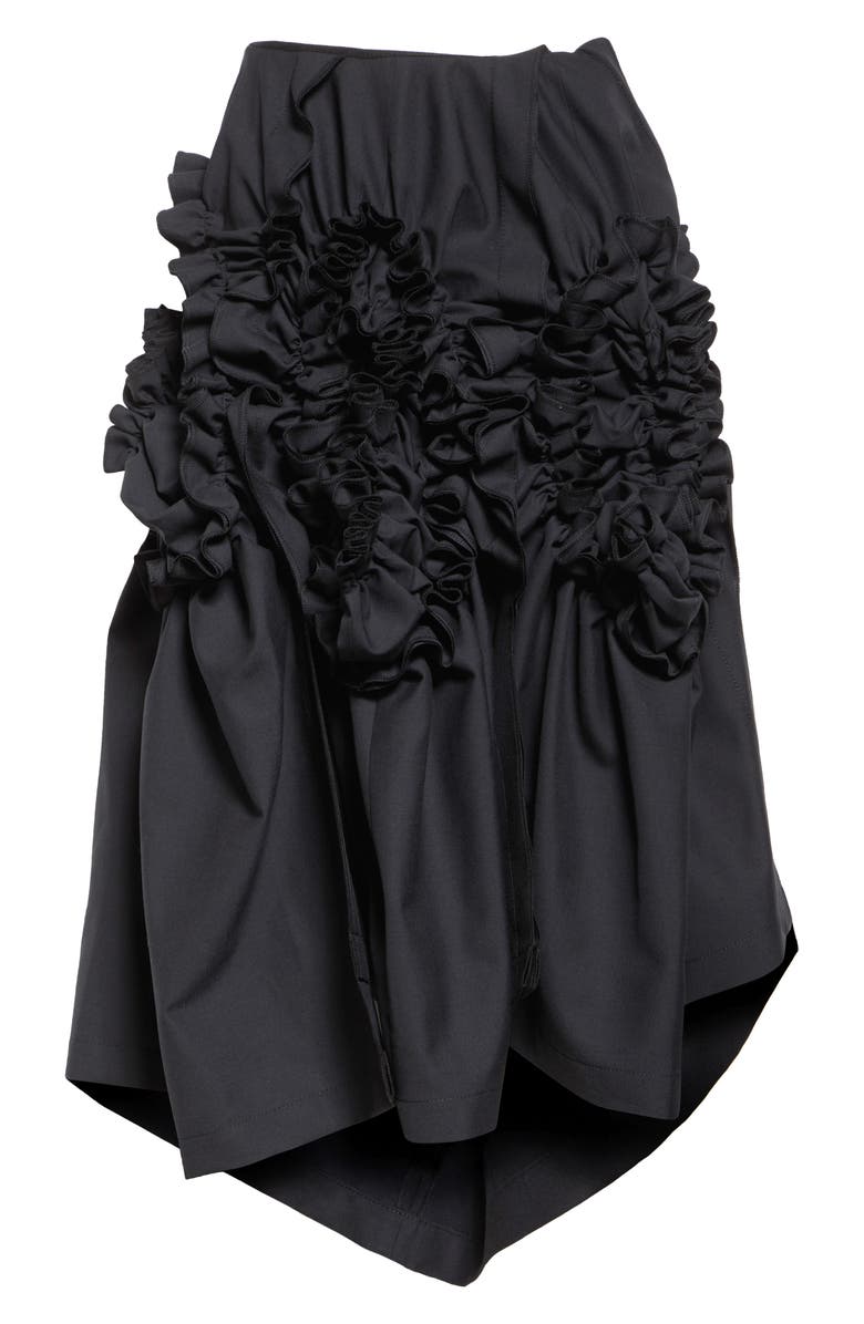 Tao Comme des Garçons Asymmetric Ruffle Wrap Skirt, Alternate, color, 