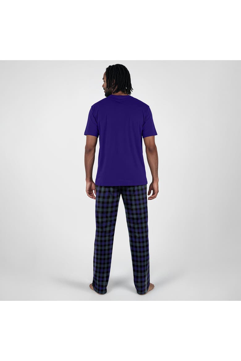 Men's Concepts Sport Purple Baltimore Ravens Highland Sleep Set, Alternate, color, Purple