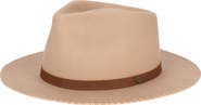 San Diego Hat Faux Leather Wool Fedora