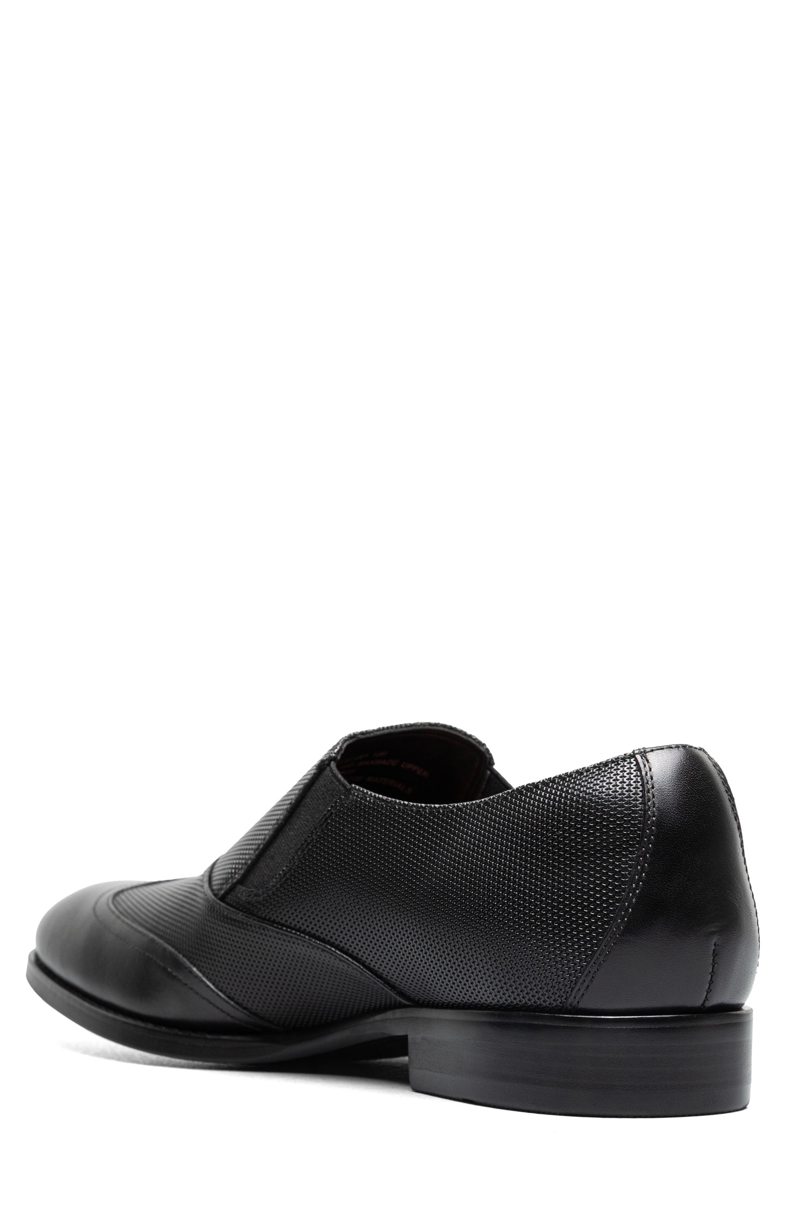 Stacy Adams Lockwood Cap Toe Loafer, Alternate, color, Black
