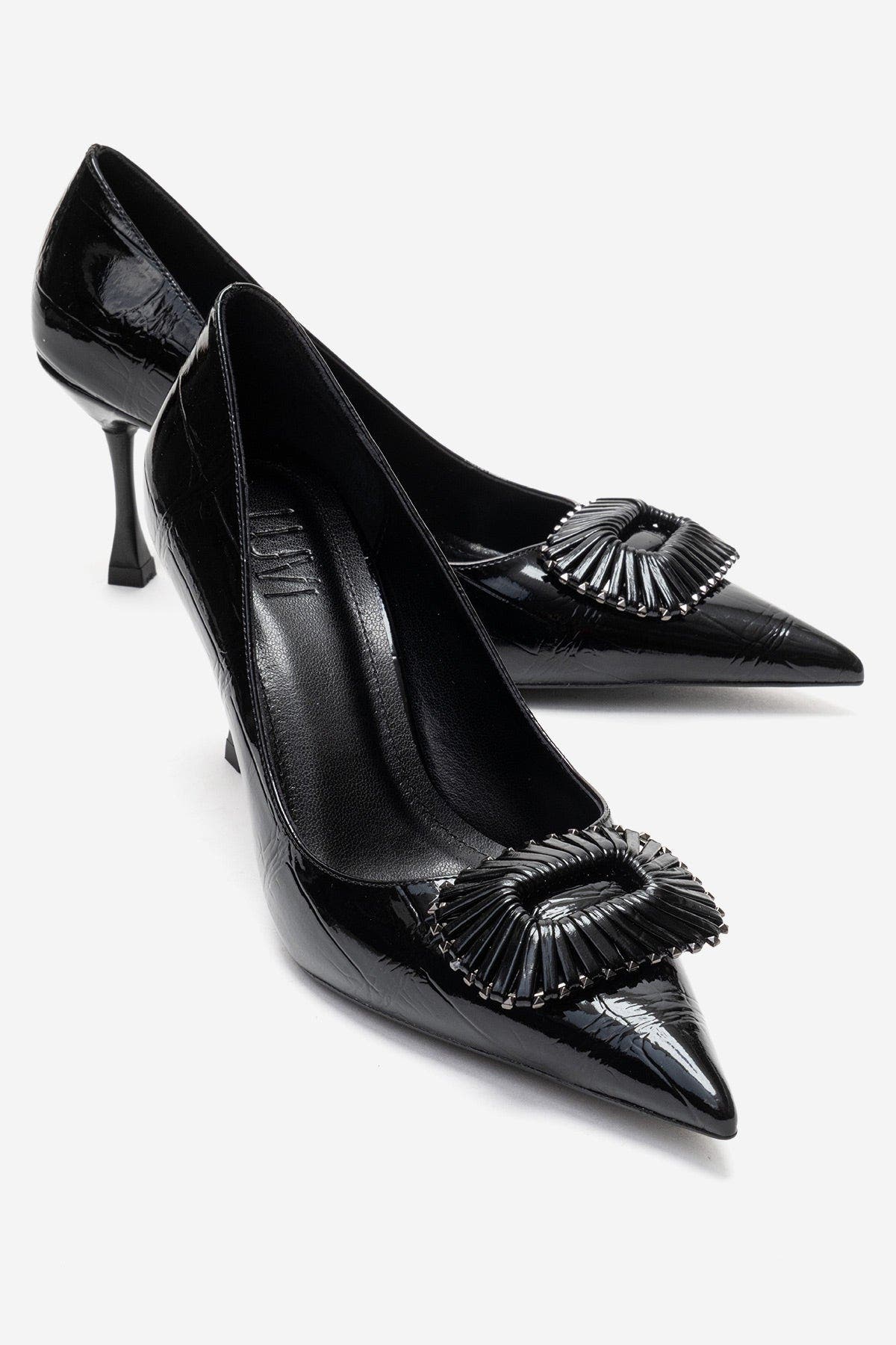 Prologue Shoes Rebel Stiletto Pump, Alternate, color, Black Print