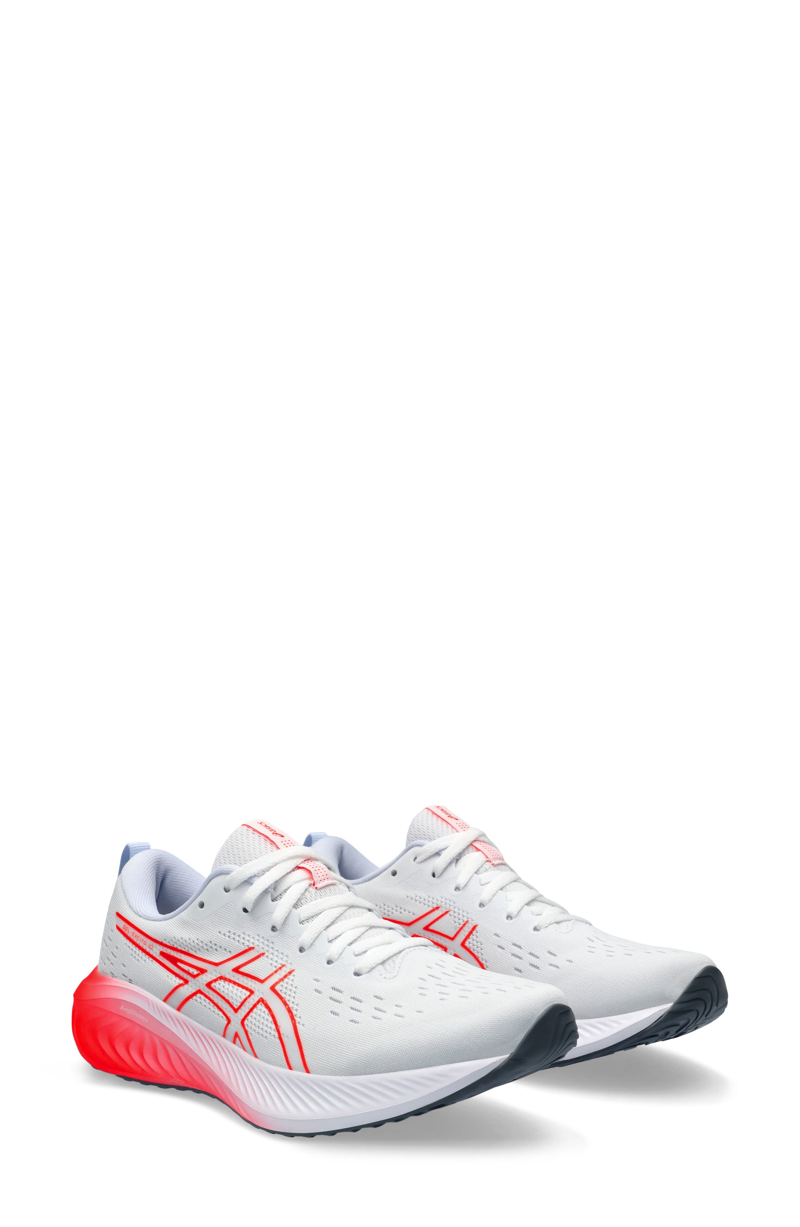 GEL-Excite 10 Athletic Sneaker, Main, color, WHITE/ SUNRISE RED