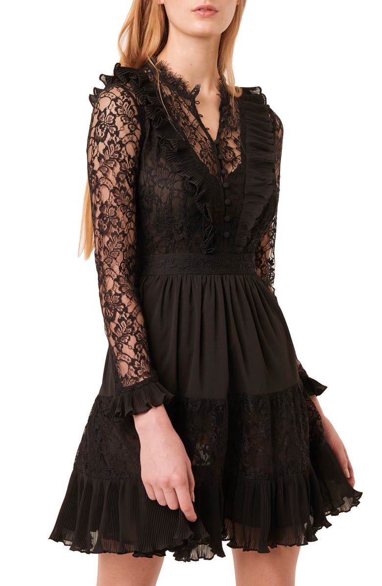 French Connection Clari Vintage Long Sleeve Fit & Flare Dress | Nordstrom