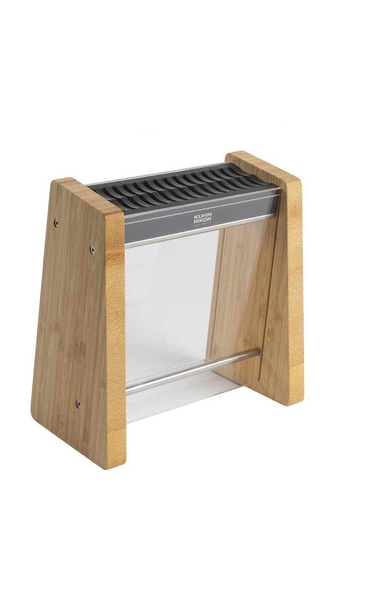 Kuhn Rikon ICED Knife Block, Main, color, Brown