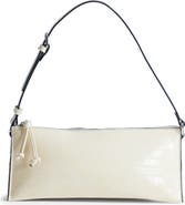 Topshop Simone Croc Embossed Faux Leather Shoulder Bag