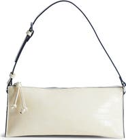 Topshop Simone Croc Embossed Faux Leather Shoulder Bag