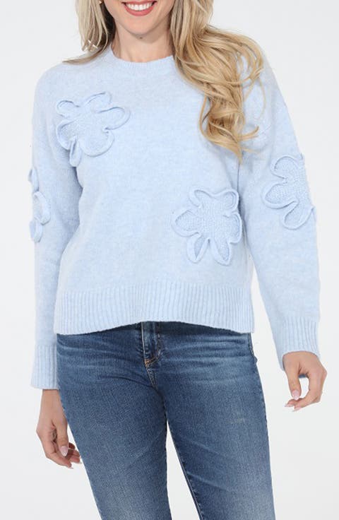 Floral Soutache Sweater
