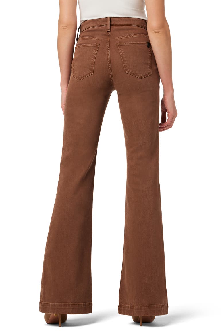 The Molly High Waist Flare Trouser Jeans, Alternate, color, WALNUT