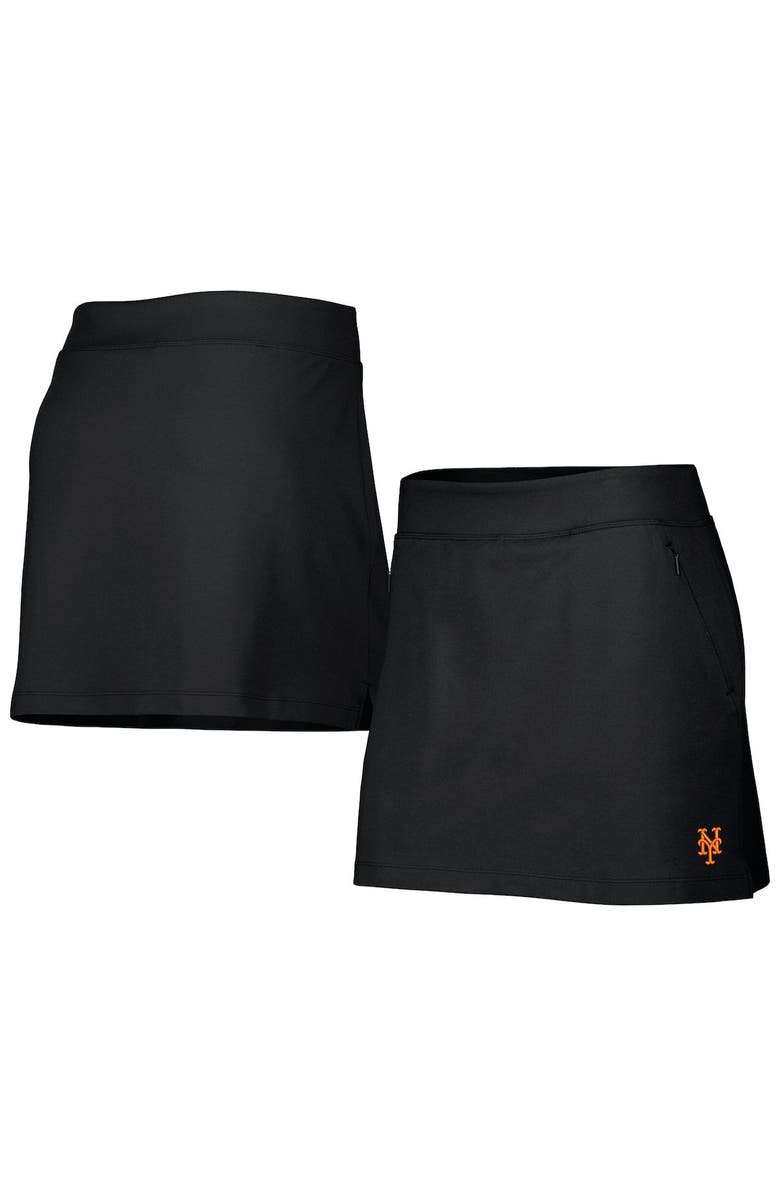Tommy Bahama Women's Tommy Bahama Black New York Mets Aubrey IslandZone Skort, Main, color, Black