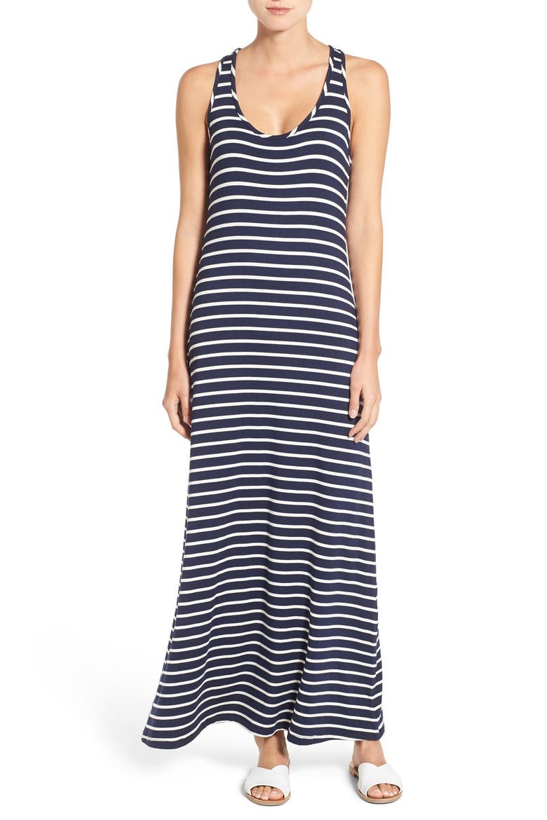 'Keeley' Stripe Maxi Dress, Main, color, BASQUE STRIPE