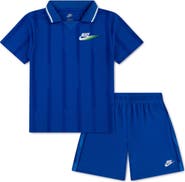 Nike Kids' Victory Lap Tricot Polo & Shorts Set