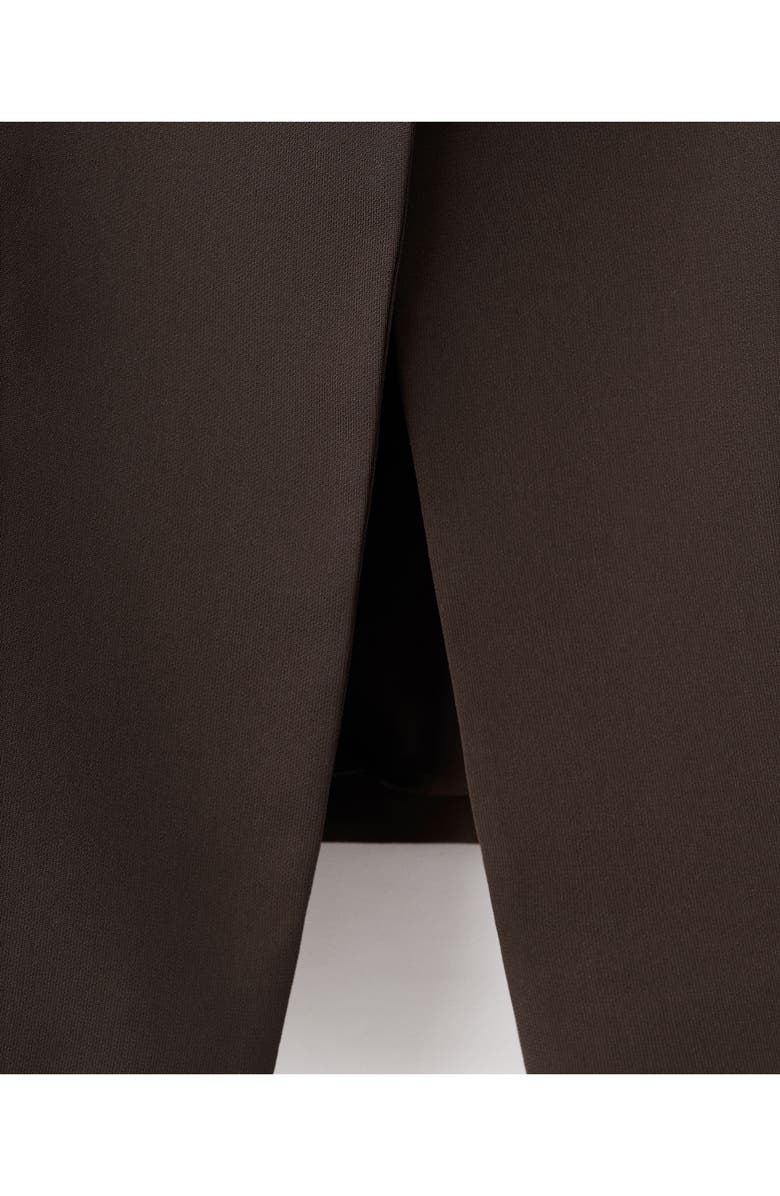 MANGO Notch Lapel Vest, Alternate, color, Brown