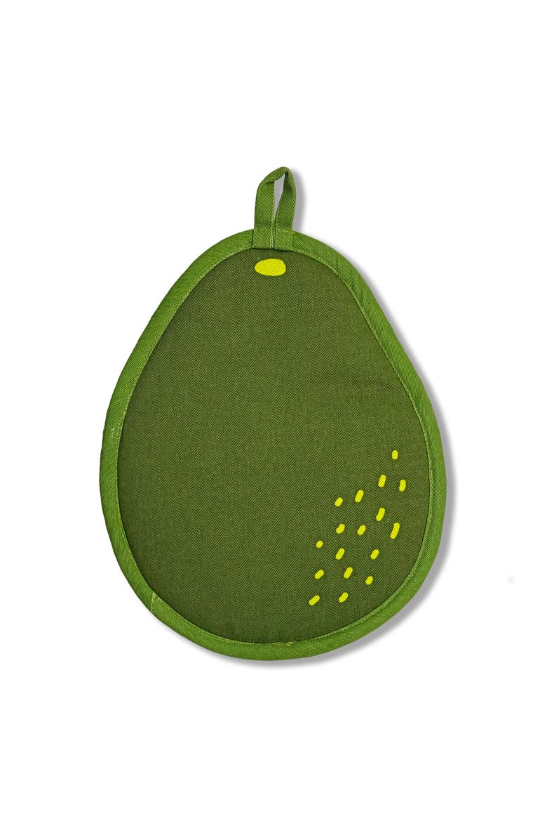 The Neighborgoods Avocado & Tomato Pot Holders Set of 2, Alternate, color, Green