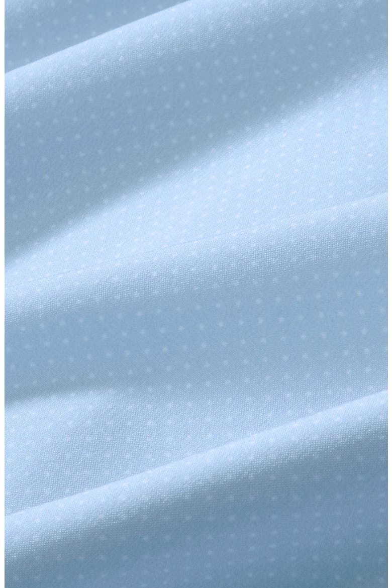 Leeward Trim Fit Light Blue Microdot Stretch Button-Up Shirt, Alternate, color, CLOUD BLUE MICRO DOT
