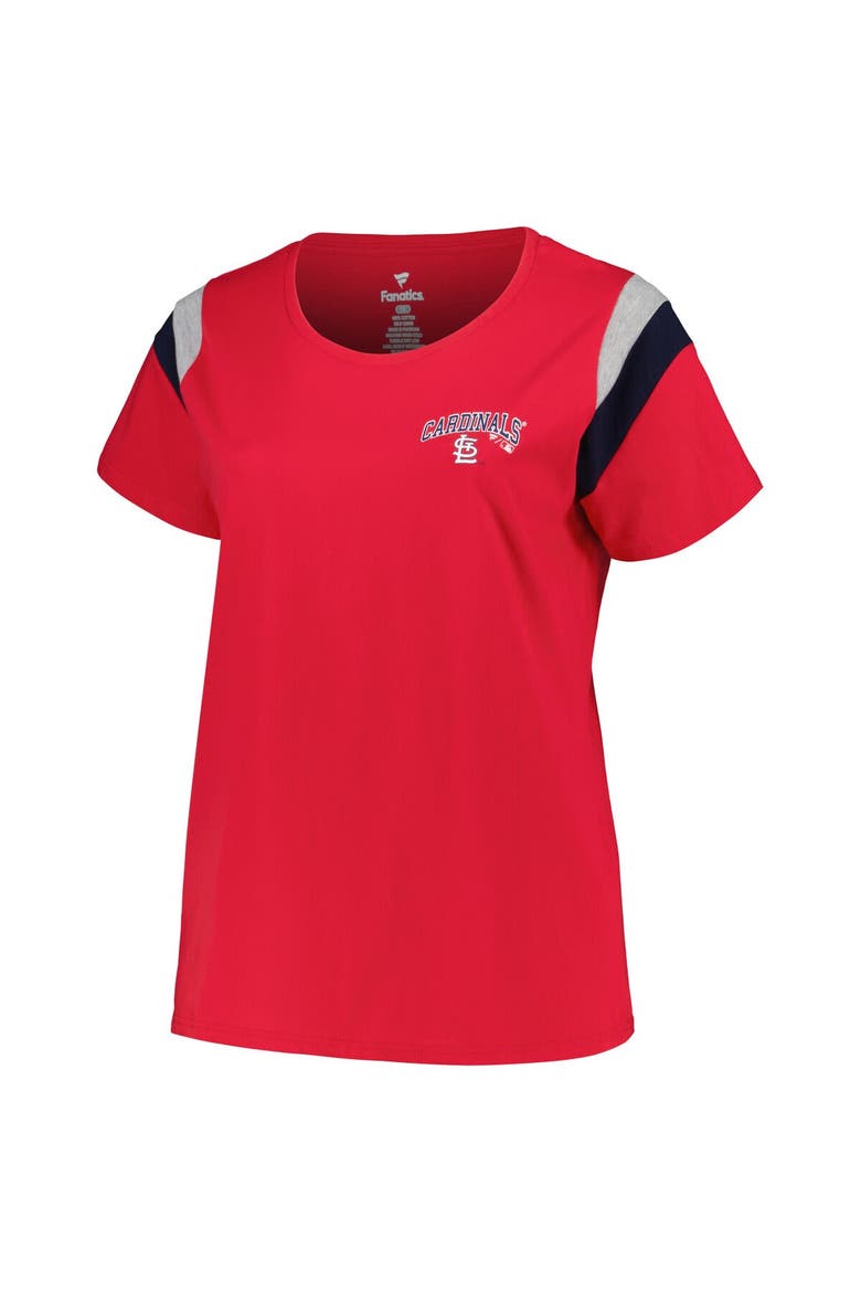 Women's Profile Red St. Louis Cardinals Plus Size Scoop Neck T-Shirt, Alternate, color, Red