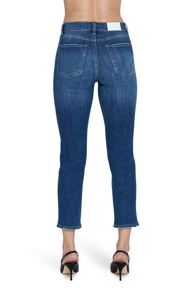 cropped cigarette jeans $148 Pistola Women's Blue High Rise Denim Pants Size 29 rise waist AG Adriano Goldschmied Women's The