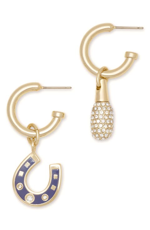 Talisman Mismatched Drop Earrings