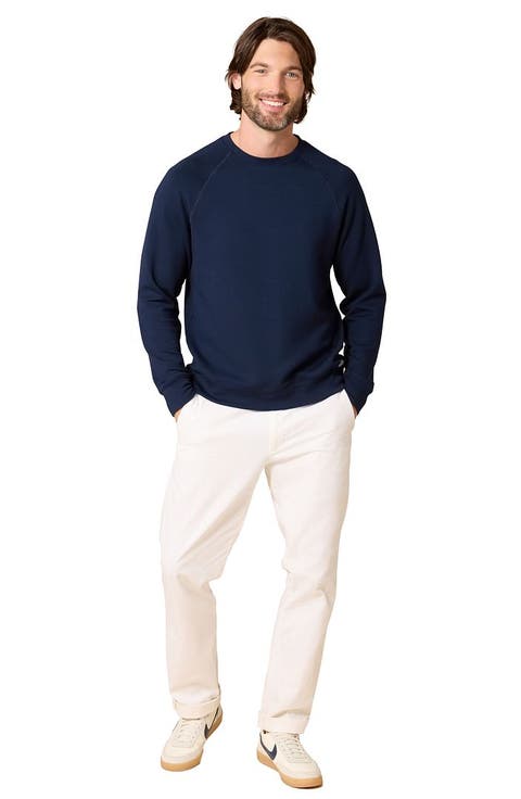 Men's DreamTech Athleisure Raglan Crew Neck