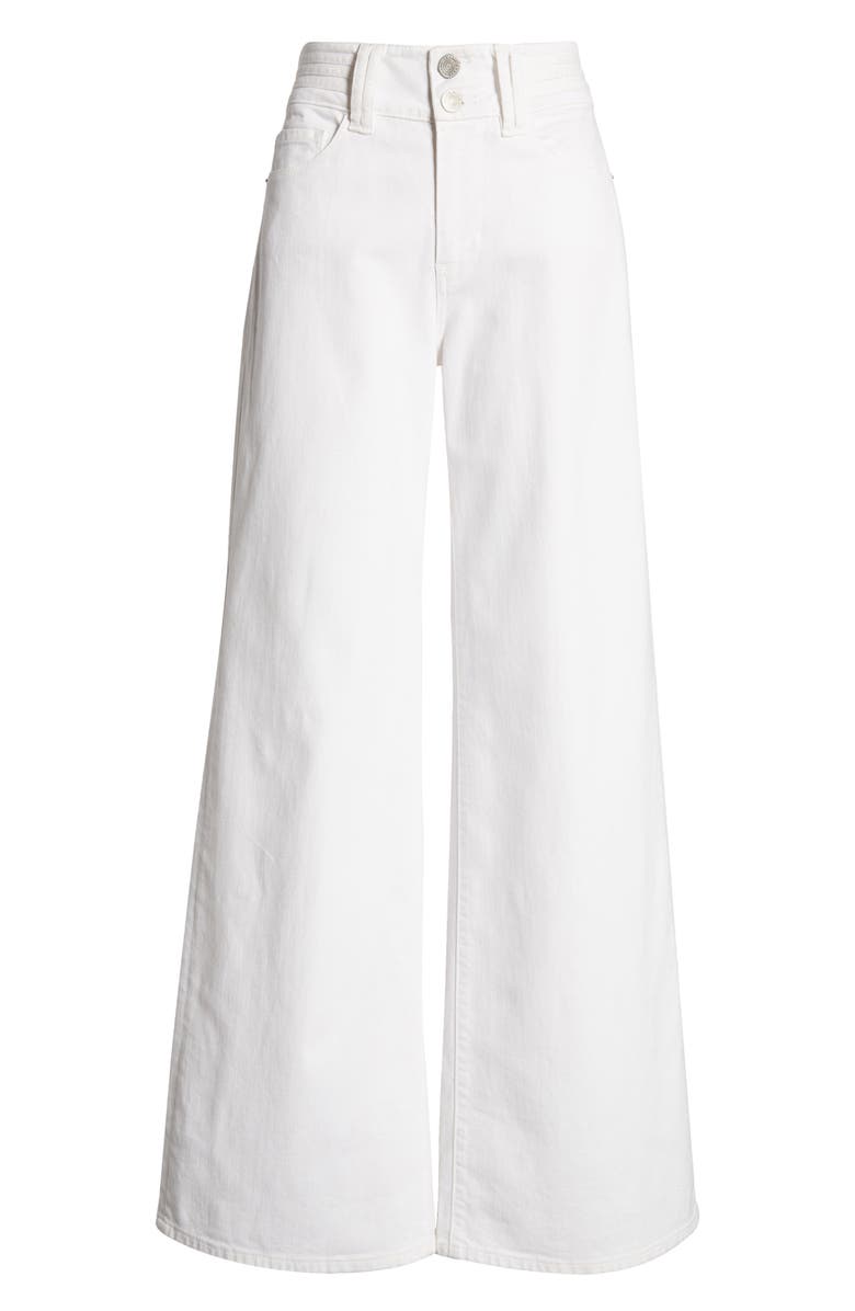 FRAME Paneled High Waist Wide Leg Jeans, Alternate, color, 