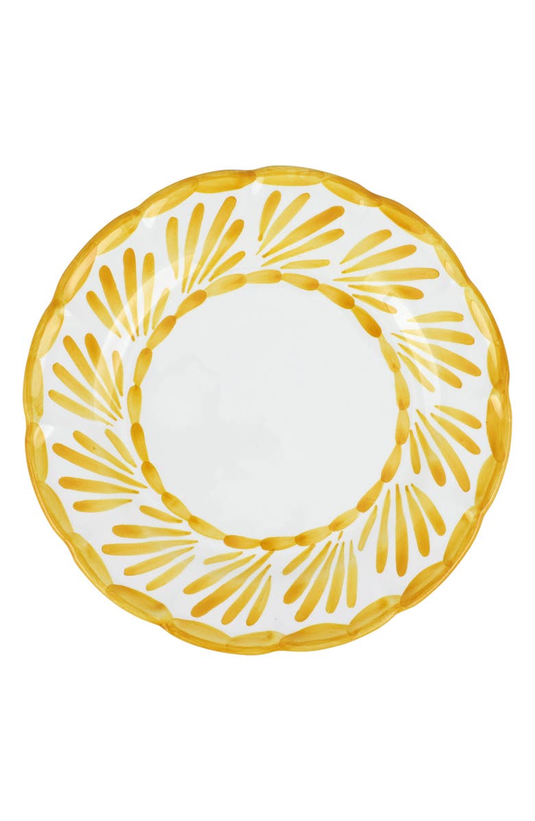 VIETRI Arezzo Yellow Dinner Plate, Main, color, Yellow