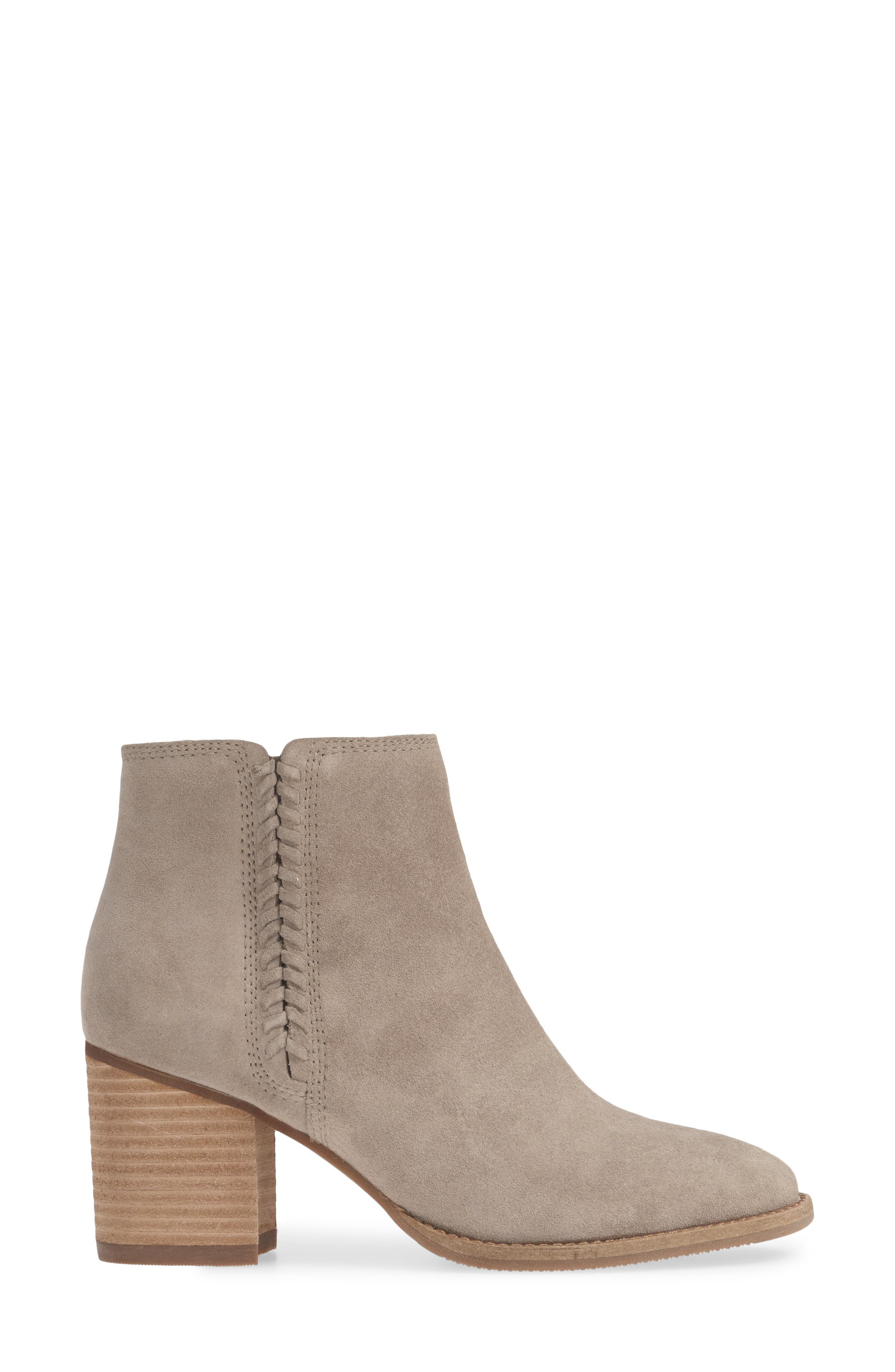 Nina Waterproof Suede Boot, Alternate, color, MUSHROOM SUEDE