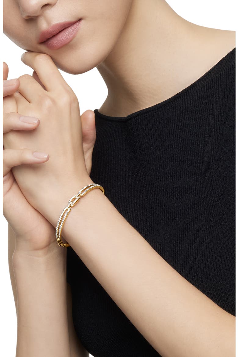 Stax Diamond Link Bracelet, Alternate, color, YELLOW GOLD