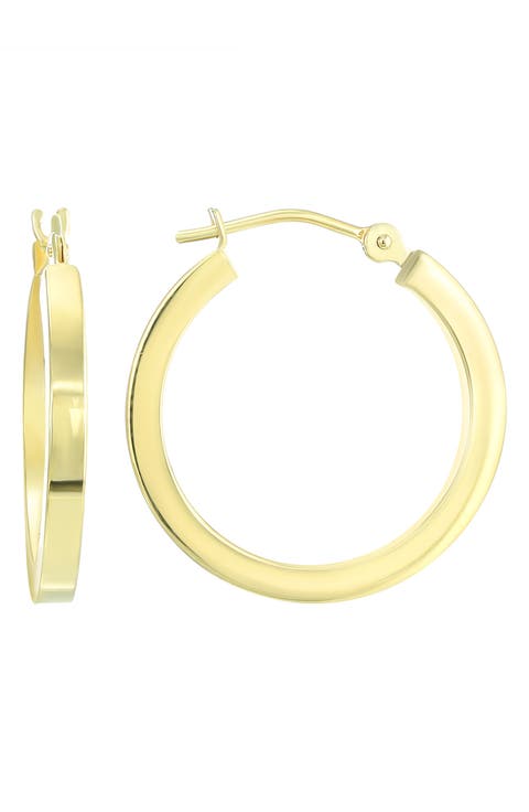 14K Gold Hoop Earrings