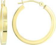 CANDELA JEWELRY 14K Gold Hoop Earrings