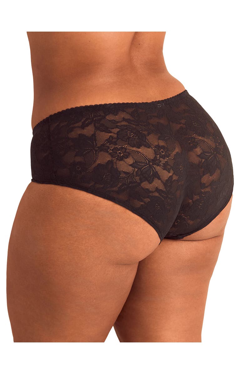 Adore Me Marzia Shortie Panties, Alternate, color, Black