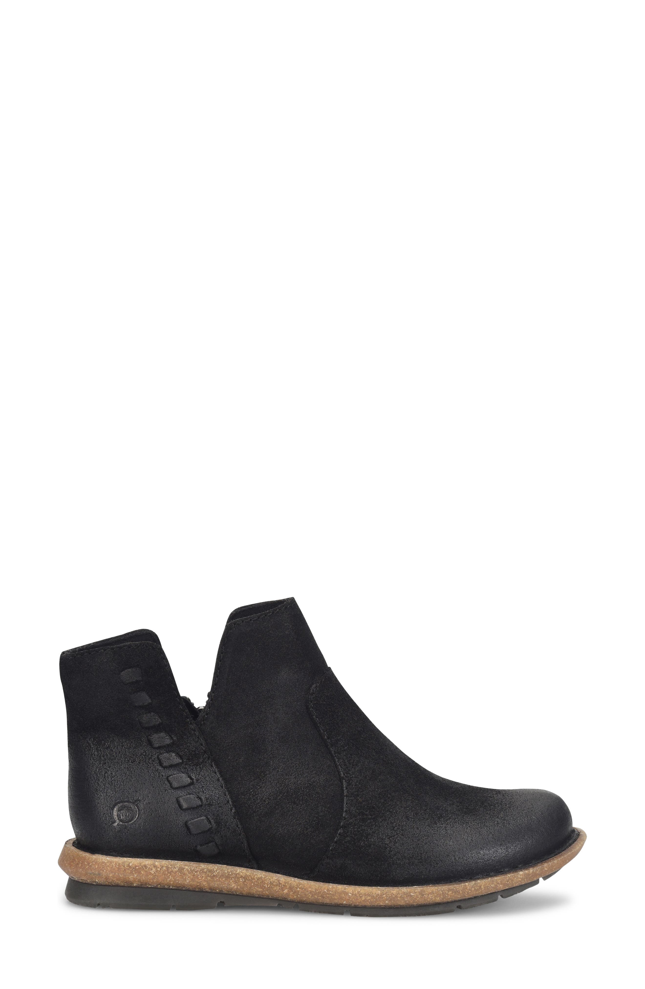 Børn Taj Bootie, Alternate, color, Black Distressed