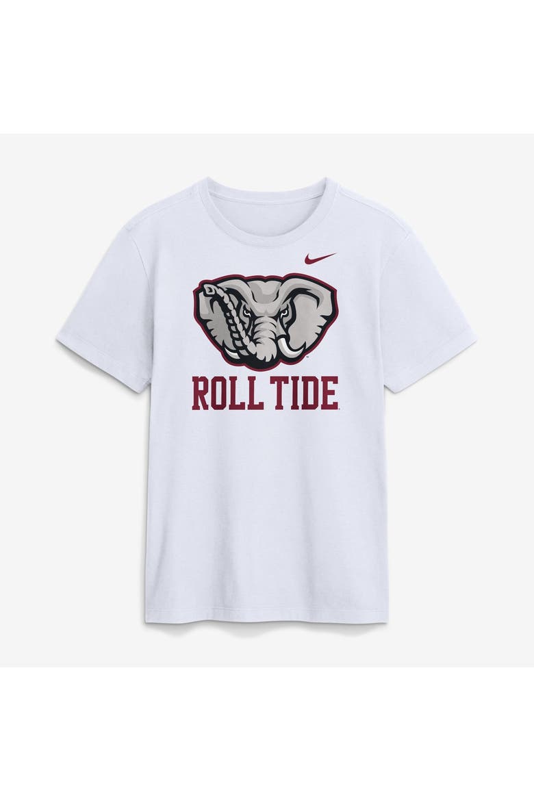 Men's Nike  White Alabama Crimson Tide Primetime Logo Mantra T-Shirt, Main, color, White