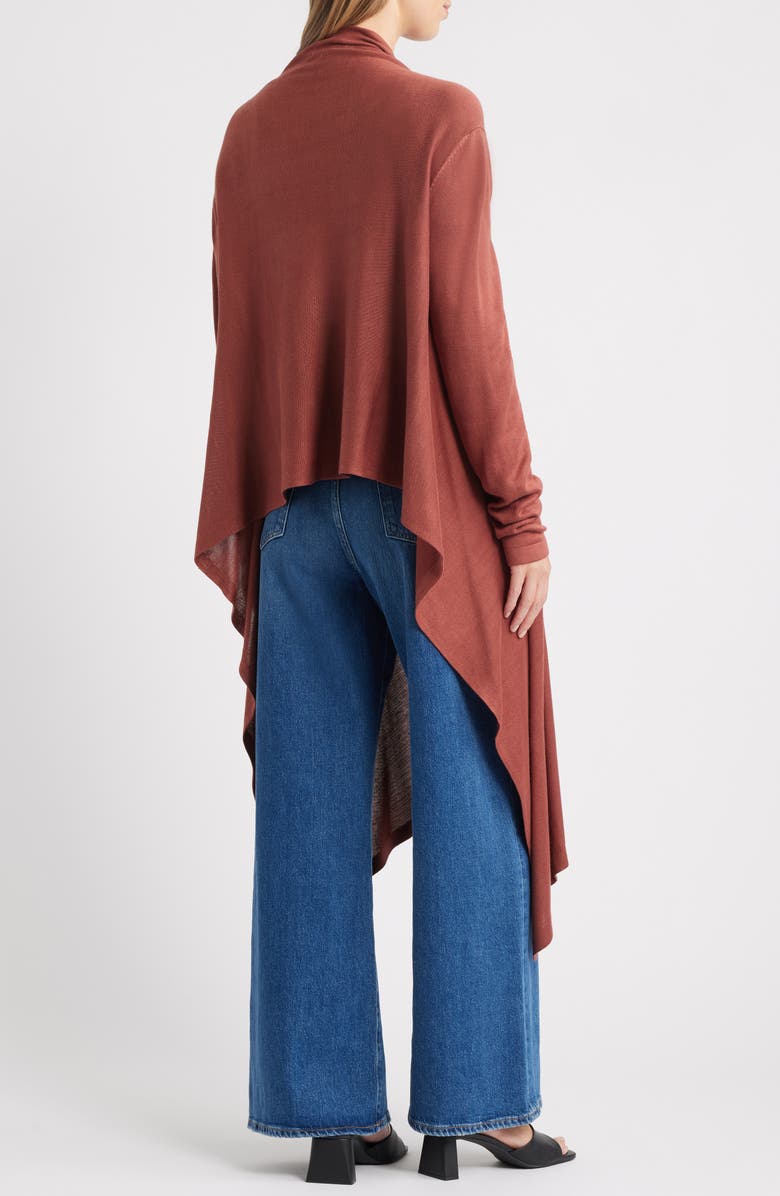 Dai Moda Cat Wrap Sweater Shawl, Alternate, color, Copper