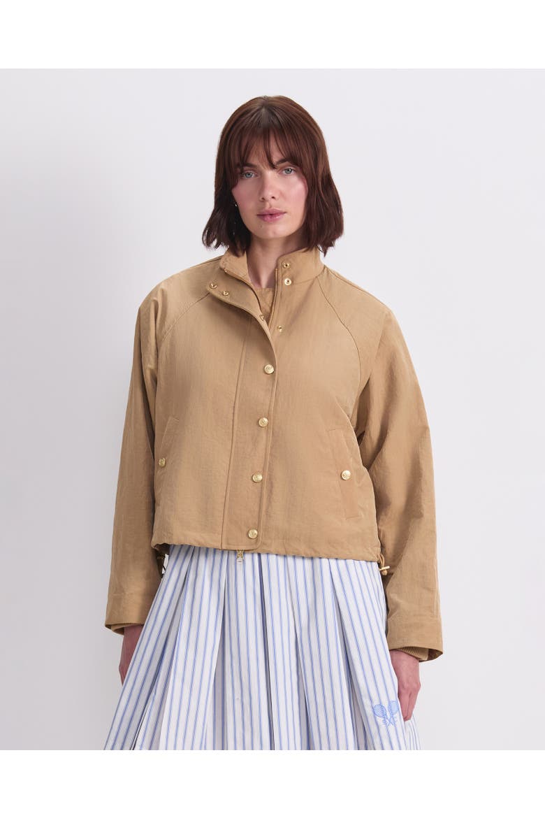 Tia Utility Windcheater Jacket, Alternate, color, Sand