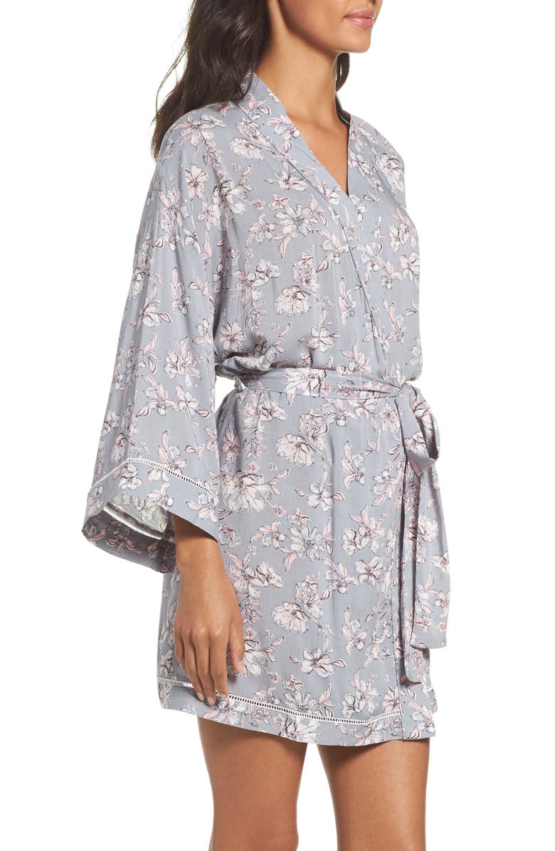 Nordstrom Lingerie Sweet Dreams Print Robe, Alternate, color, 