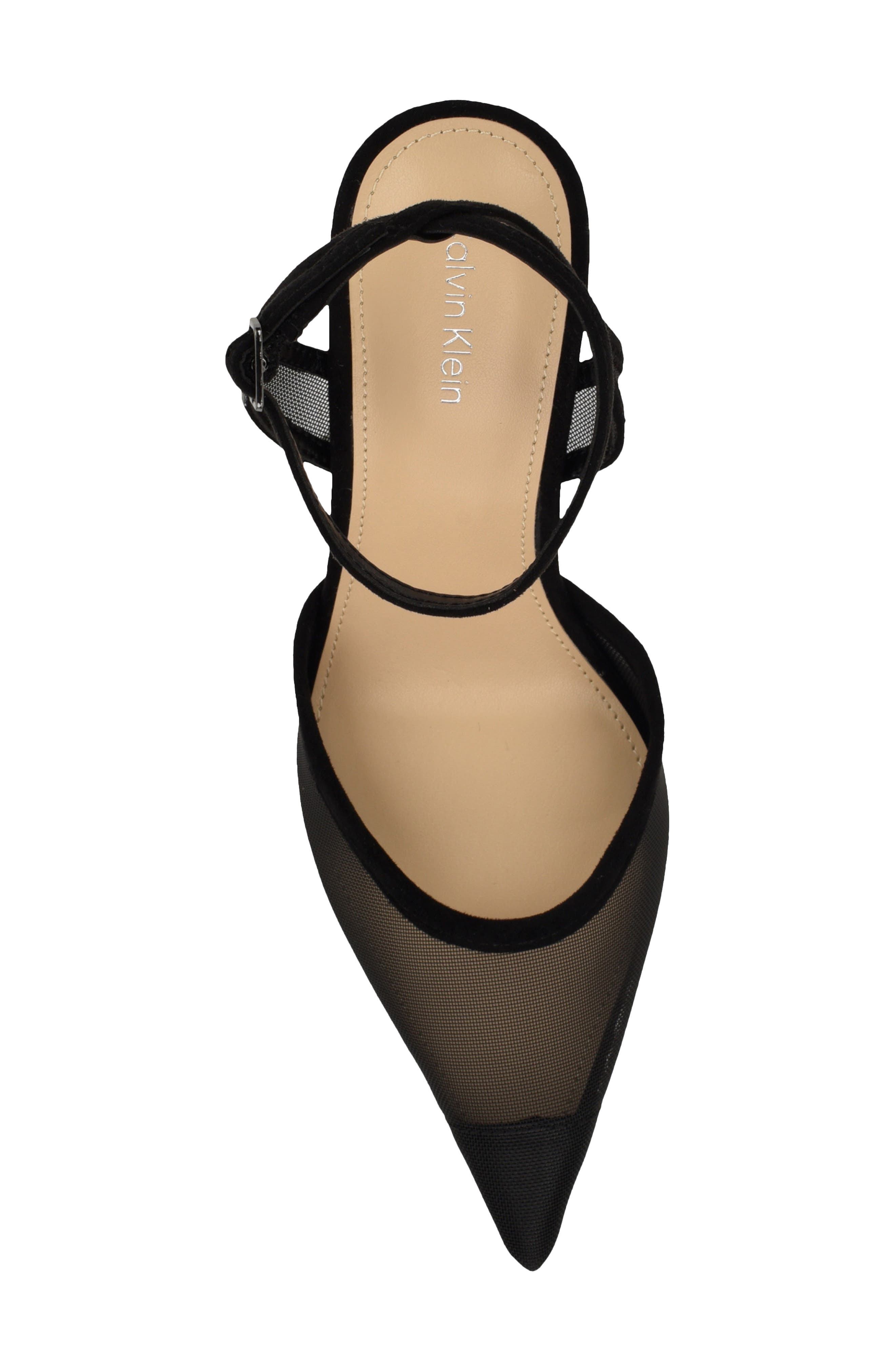 Calvin Klein Ozala Ankle Strap Pump, Alternate, color, 
