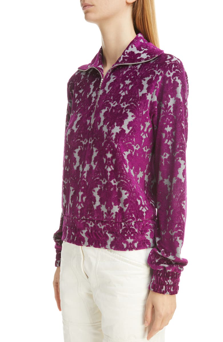 Dries Van Noten Hatvasa Wallpaper Jacquard Sweater, Alternate, color, 