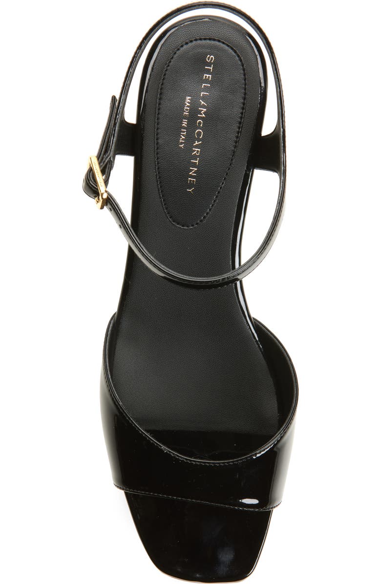 Stella McCartney Elyse Platform Sandal, Alternate, color, Black
