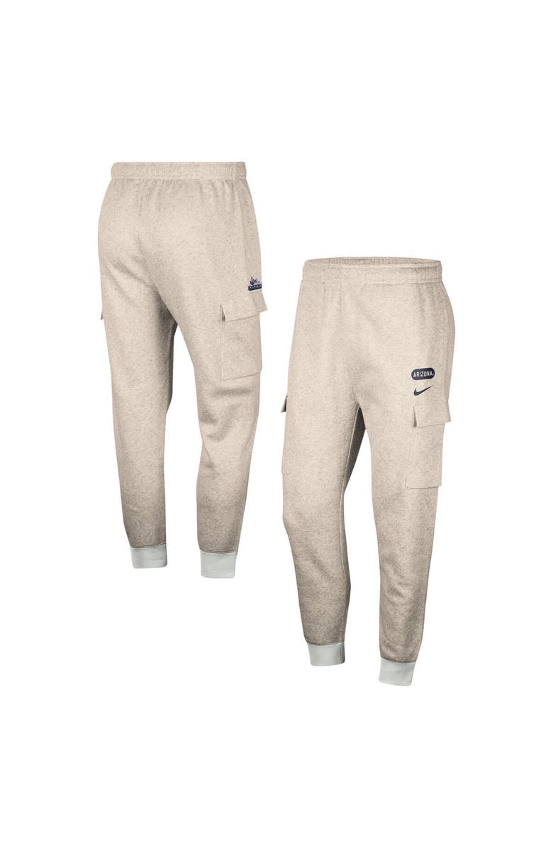 Nike Men's Nike Oatmeal Arizona Wildcats Club Cargo Jogger Pants, Main, color, 