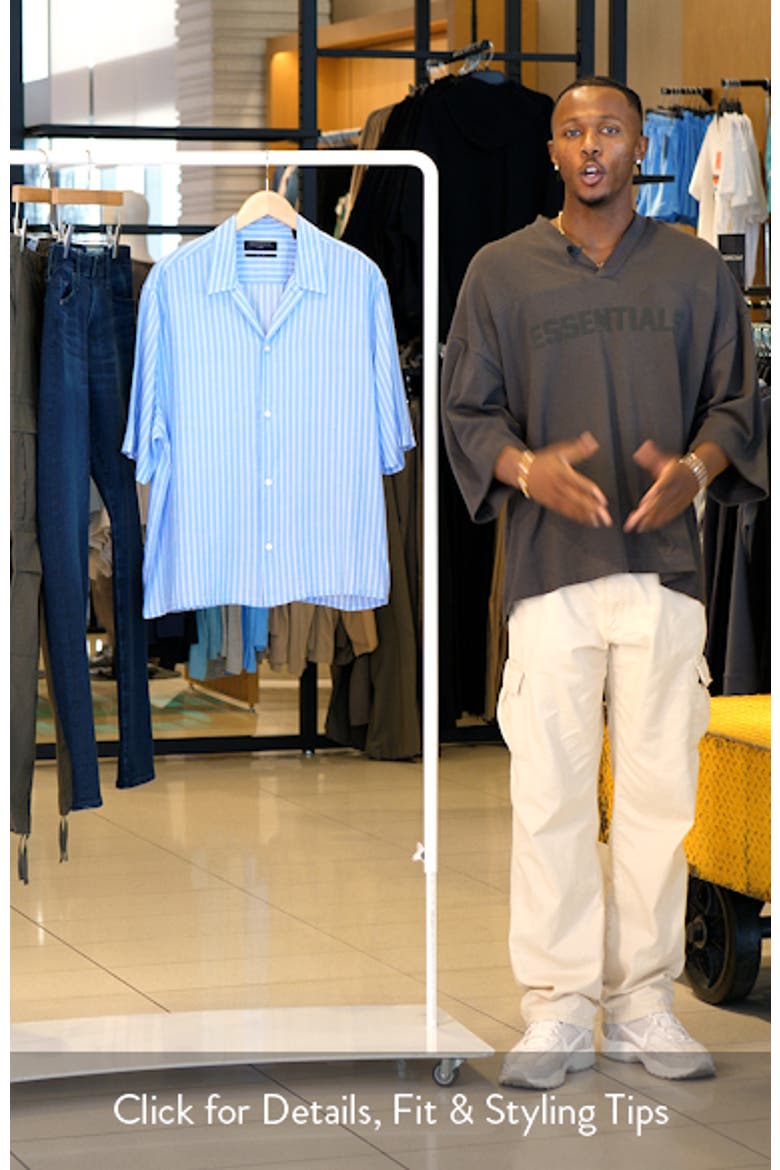 Arran Stripe Short Sleeve Button-Up Shirt video