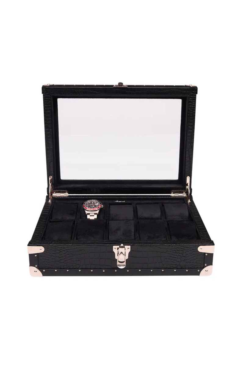 Rapport London Brompton Optic Ten Watch Box, Main, color, Black