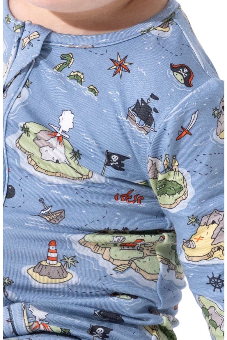 Baby Pirate Cove Convertible Footie, Alternate, color, Pirate Cove
