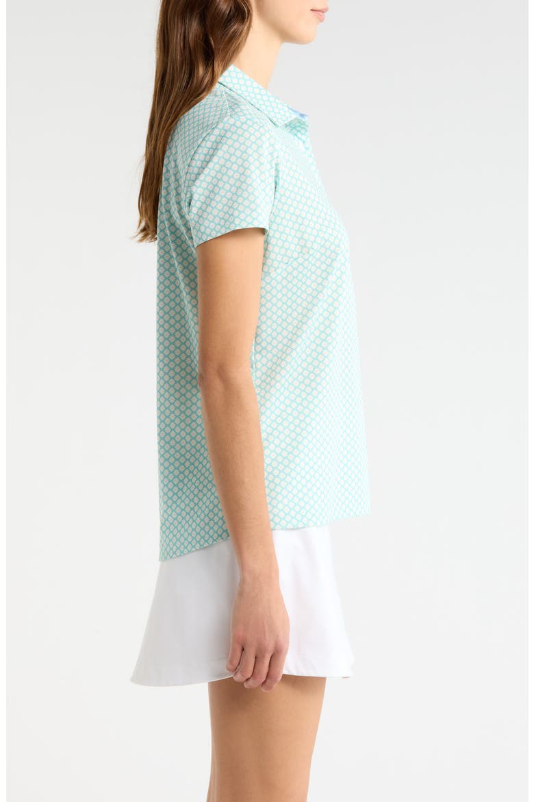 Jade Short Sleeve Performance Golf Polo, Alternate, color, MINT