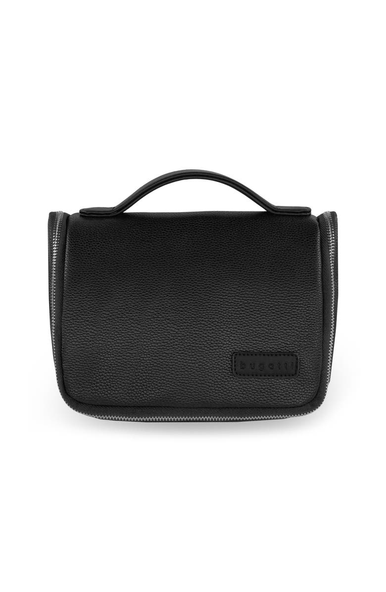 bugatti Contrast Toiletry Bag, Main, color, Black