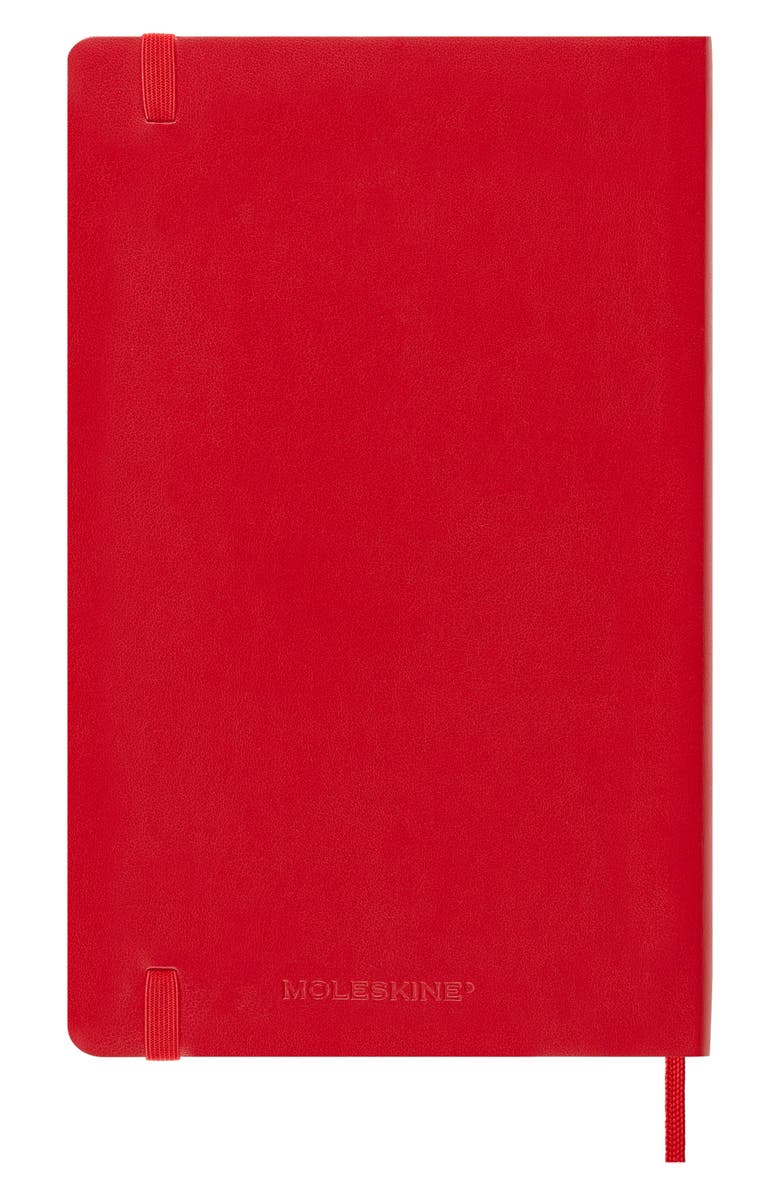 Moleskine Large Ruled Softcover Notebook, Alternate, color, Red