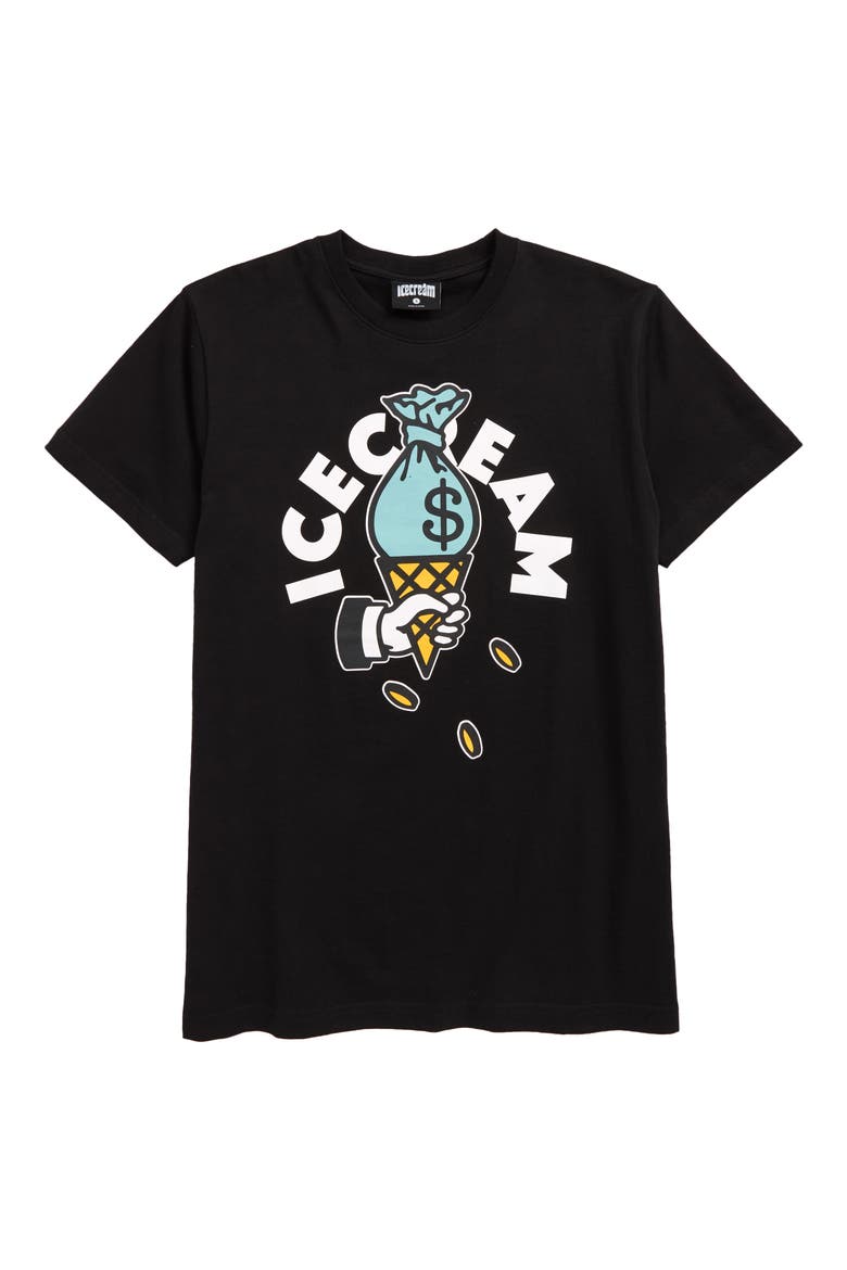 Men's Cash Rules Graphic Tee, Alternate, color, BLACK