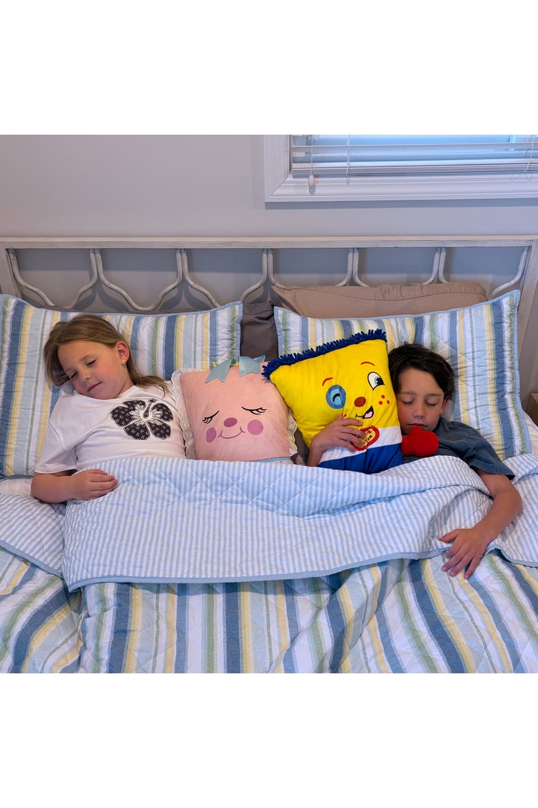 Fighter Plush 2In1 Toy & Pillow, Alternate, color, Yellow