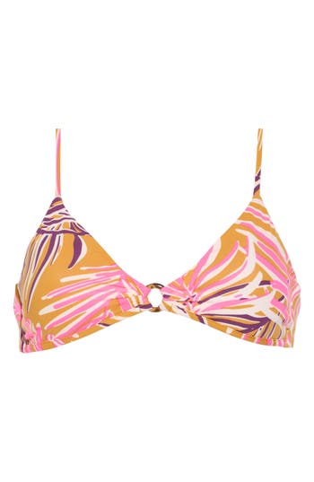 MAAJI MAAJI CARAMEL FOLIAGE KENNY REVERSIBLE BIKINI TOP 